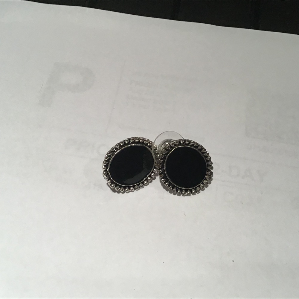 COPY - Black and silver studs